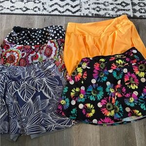 Colorful Patterned Skirts Set